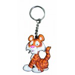 3D SILICONE KEYCHAIN - TIGER