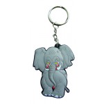3D SILICONE KEYCHAIN - ELEPHANT