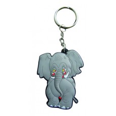 3D SILICONE KEYCHAIN - ELEPHANT