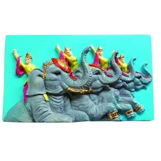 FRIDGE MAGNET ELEPHANTS